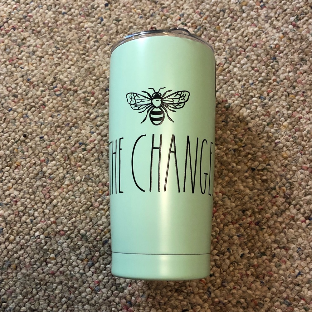 🆕 Rae Dunn BEE 🐝 THE CHANGE Insulated Tumbler - Picture 3 of 9
